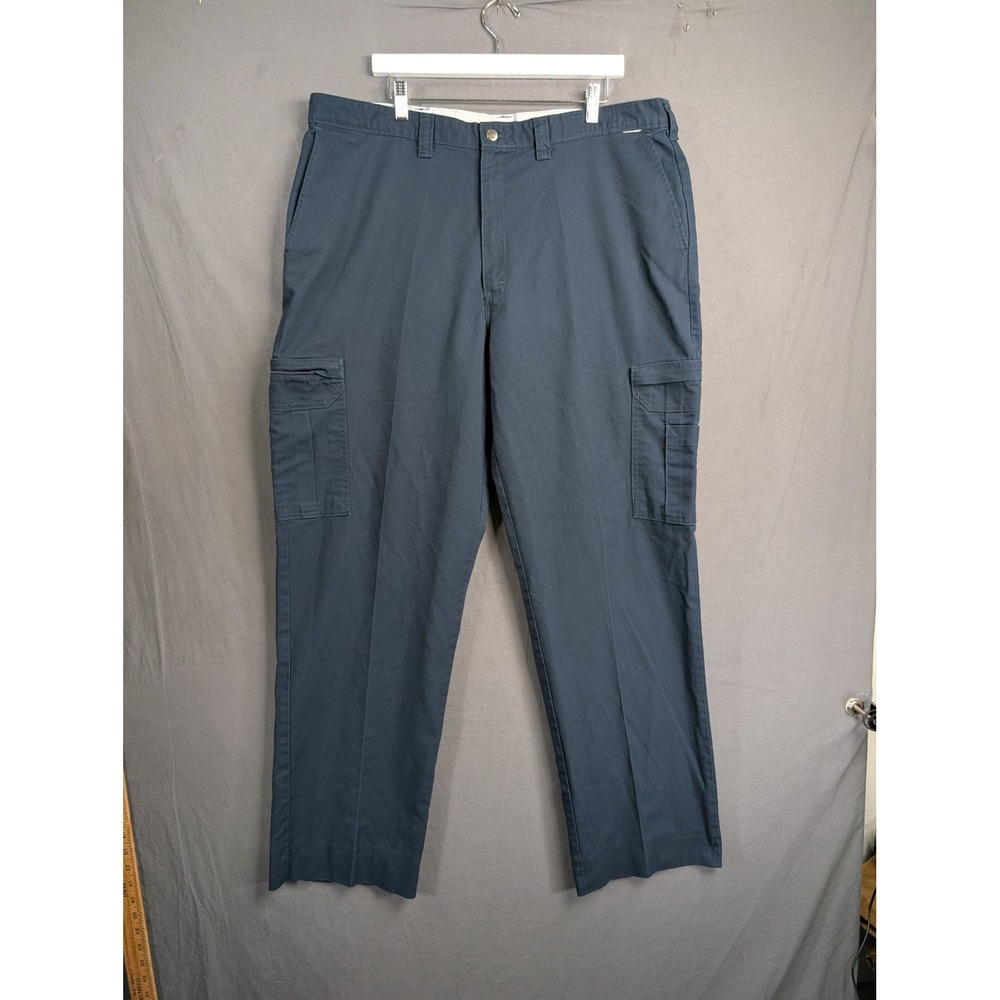 Dickies Flex Mens Navy Blue Relaxed Fit Cargo Pants 42 LP2372DN
